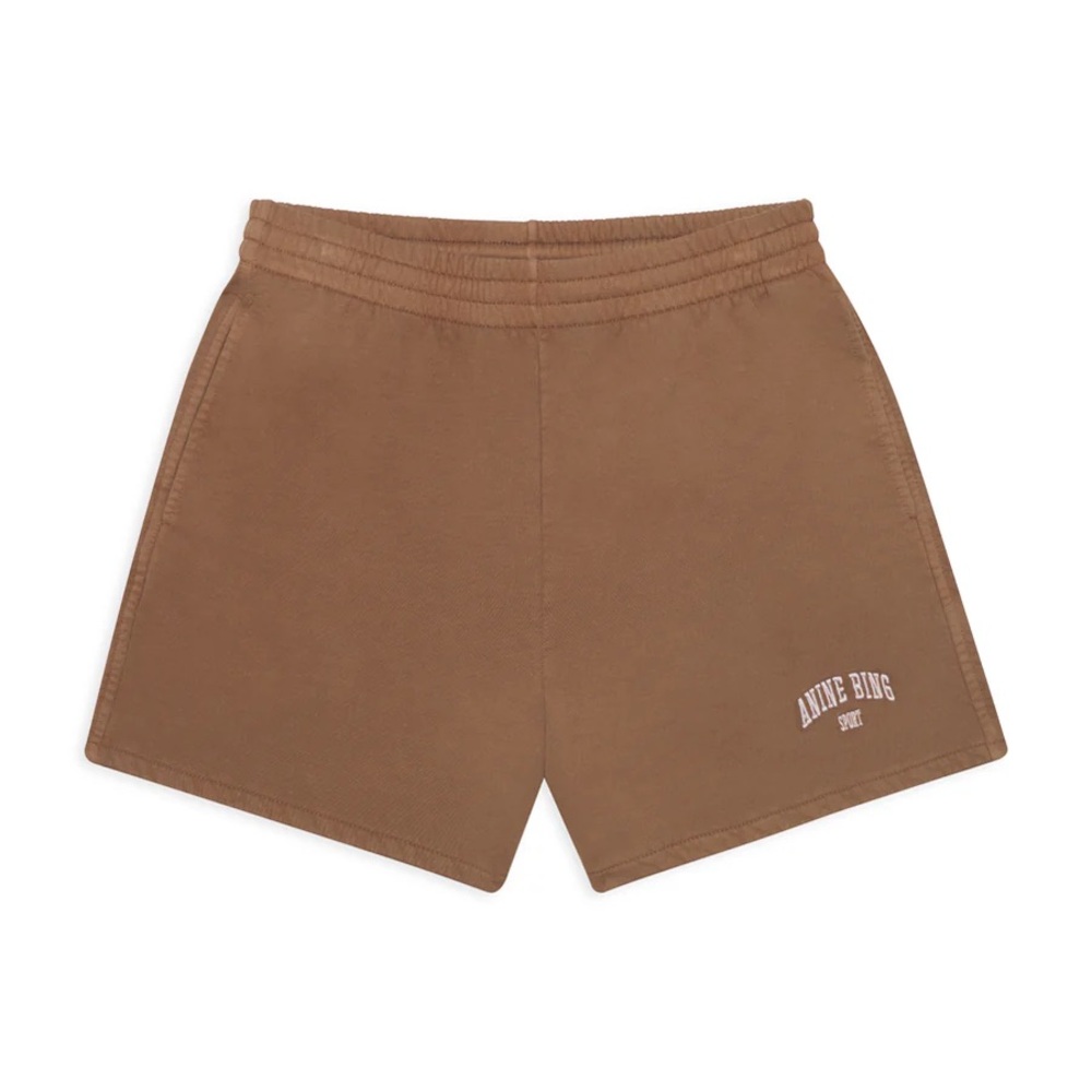 Anine Bing Evan Shorts in Camel
